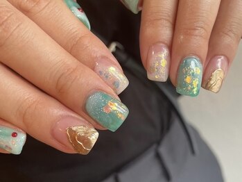 サトリネイルルーム 西宮北口(satori nail room)/メロンソーダ゜〇