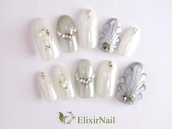 エリクサーネイル 神田(Elixir Nail)/ハンドやり放題/クーポン使用