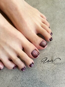 アンドットネイルズ(UN.nails)/フットマグネットワンカラー