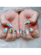 ブリー(Brille)/手書きネイル