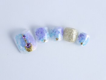 まつげアンドネイル ディアマンローズ(DIAMANT ROSE)/フットネイル・6600円