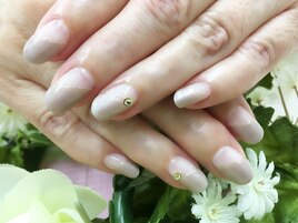 ななめフレンチ+ストーン