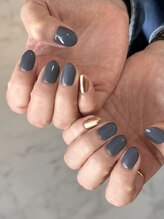 ネイルサロン ミル(Mille)/gray&gold