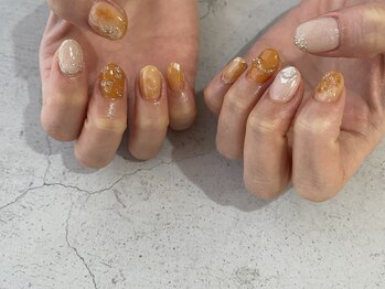 プラス サード(Plus 3rd)/オレンジネイル bymarina.a