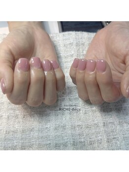 リッシュ ドゥ(RICHE deux)/韓国ナチュラルピンクネイル