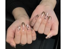ピピーネイルズ 新宿(PIPPY NAILS)/手書きアート/グラテーション
