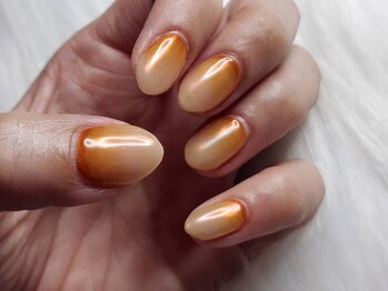 キャラメルカラーグラデーション