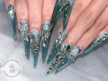 ネイルズガッシュ 溝の口店(NAILs GUSH)の写真/＜自然かつ美しいフォルム＞深爪・折れてしまった爪・短いお爪も綺麗に長さだし♪モチの良さも◎