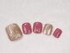 オーズネイル 天神本店(O's Nail)の写真/【天神駅出口すぐ】FOOT定額ジェル¥6800/★ご予算・デザインのお好みで選べる定額コースが人気♪