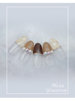 はあとねいる 京田辺店/ハンドネイル：No.34