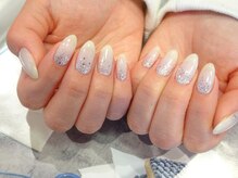 キャミ ネイル(CAMMY NAIL)/逆ラメグラデーション