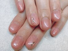 レアレアネイル(Lealeanail)/【パラジェル】ストーンデザイン