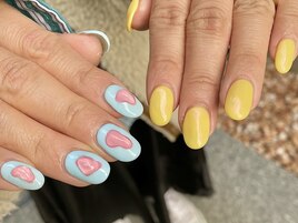 ぷっくりパステルネイル★