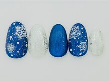 ネイルサロン アビー グランデュオ蒲田店(abbie)/マグネットスノー¥12210