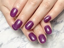 ヘアーアンドネイル ルシア(Hair&Nail Lucia)/ラメワンカラーネイル！