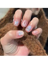 ヘブン ネイル 鶯谷(HEAVEN Nail)/花柄ネイルデザイン