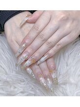 Miya_nail 【ミヤネイル】/長さ出し、アートパーツつけ放題