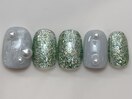 レースグリーンラメ¥6000