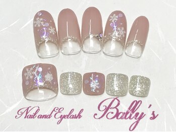 サロン バリーズ 赤羽店(BALLY'S)/冬キャンペーンネイル