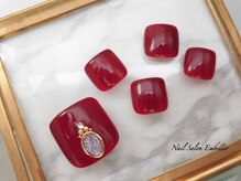 アンベリール 横浜店(Embellir)/(1384)ブローチ風footネイル