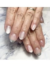 ヘアーアンドネイル ルシア(Hair&Nail Lucia)/シンプルキラキラネイル！