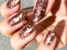 チャーム(charmu.)/グリッターネイル