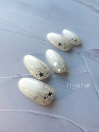 【定額ネイル】星ネイル