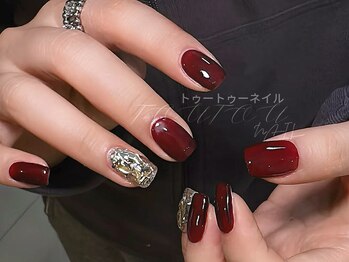 トゥートゥー(TOUTOU)/赤x埋め尽くし