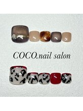 ココ ネイル サロン アンドスクール(COCO.NAIL SALON＆SCHOOL)/秋フット定額デザイン6850/7550