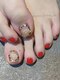 エーエムネイル(Am:nail)の写真/定額充実のフットネイルが人気♪手書きアートや持ち込みデザインも◎保湿クリームつきで満足度◎！