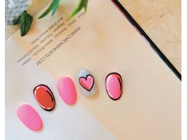 定額デザイン　コミックネイル♪