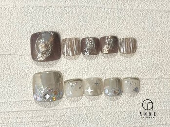 アンネ 梅田 ALLYS店(ANNE)/foot art design6月☆パラジェル