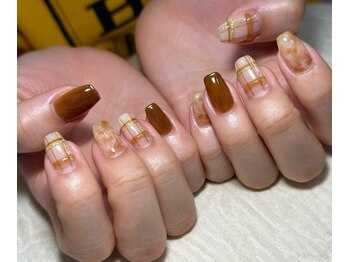 チェックネイル