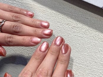 エーナイン イオン秋田中央店/マグネットネイル×春色