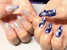 パープルの爪屋/スタッフ，欲張り秋，夏ネイル♪