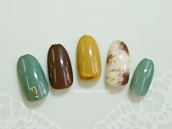 ネイルサロン ハース(Hearth)/2019 定額オータムネイル