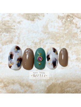 ネイルサロン クイル(QUILL)/10月べっ甲(3)