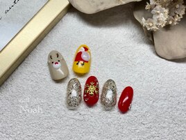 クリスマスネイル