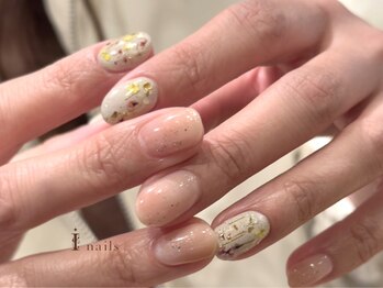 アイネイルズ 吉祥寺店(I nails)/押し花ニュアンス