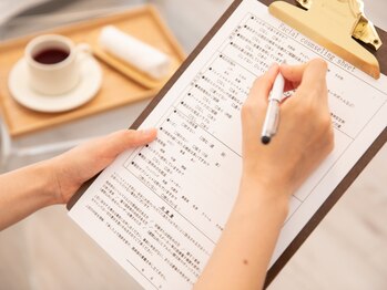 クリエ(Clie)/カウンセリングシートの記入