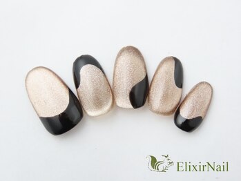 エリクサーネイル 五反田(Elixir Nail)/定額a シンプル/クーポン使用