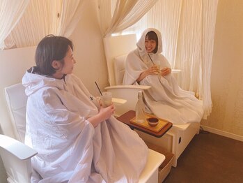 モルティープリマクラッセ 宇都宮東店(Molti Prima Classe)の写真/10種類のハーブを使ったミストケア★身体全体でハーブの蒸気を浴びてリフレッシュ！温活やダイエットに◎