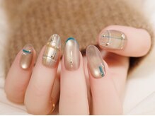 エムスラッシュ ソル センター南(M.SLASH SOL)/大人チェックネイル