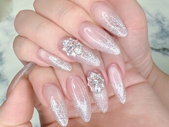 マグネット×ラメ