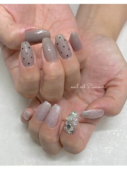 ネイルアート ジマー/60minartのちぐはぐ