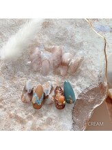 クリーム(Nail Atelier CREAM)/ニュアンスデザインサンプル
