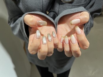 トリッカバルコニー ハヤマ(tricca Balcony Hayama)/マグネット×ミラーフレンチ