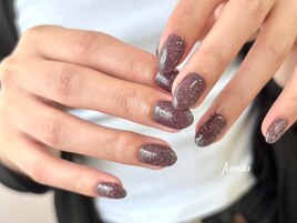 夜空きらめくパープル