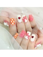 エール アンド ガレンド(ailse&Guarendo)/リボンネイル