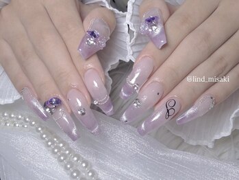 リンドネイル バイ モカ アンド ララ(Lind nail by moca and LaLa)の写真/【新規￥9900】長さだし10本+10本アートつけ放題♪似合う長さを一緒に相談｜持ち込み・ワンホン